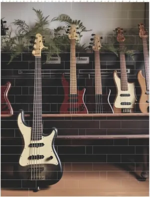 Guitar Bass Music Musical Instruments Building Block Puzzle Personalized Building Bricks for Adults Block Puzzle Building DIY Brick Block Puzzles Valentine's Day Gifts for Home Decor Brick Puzzle