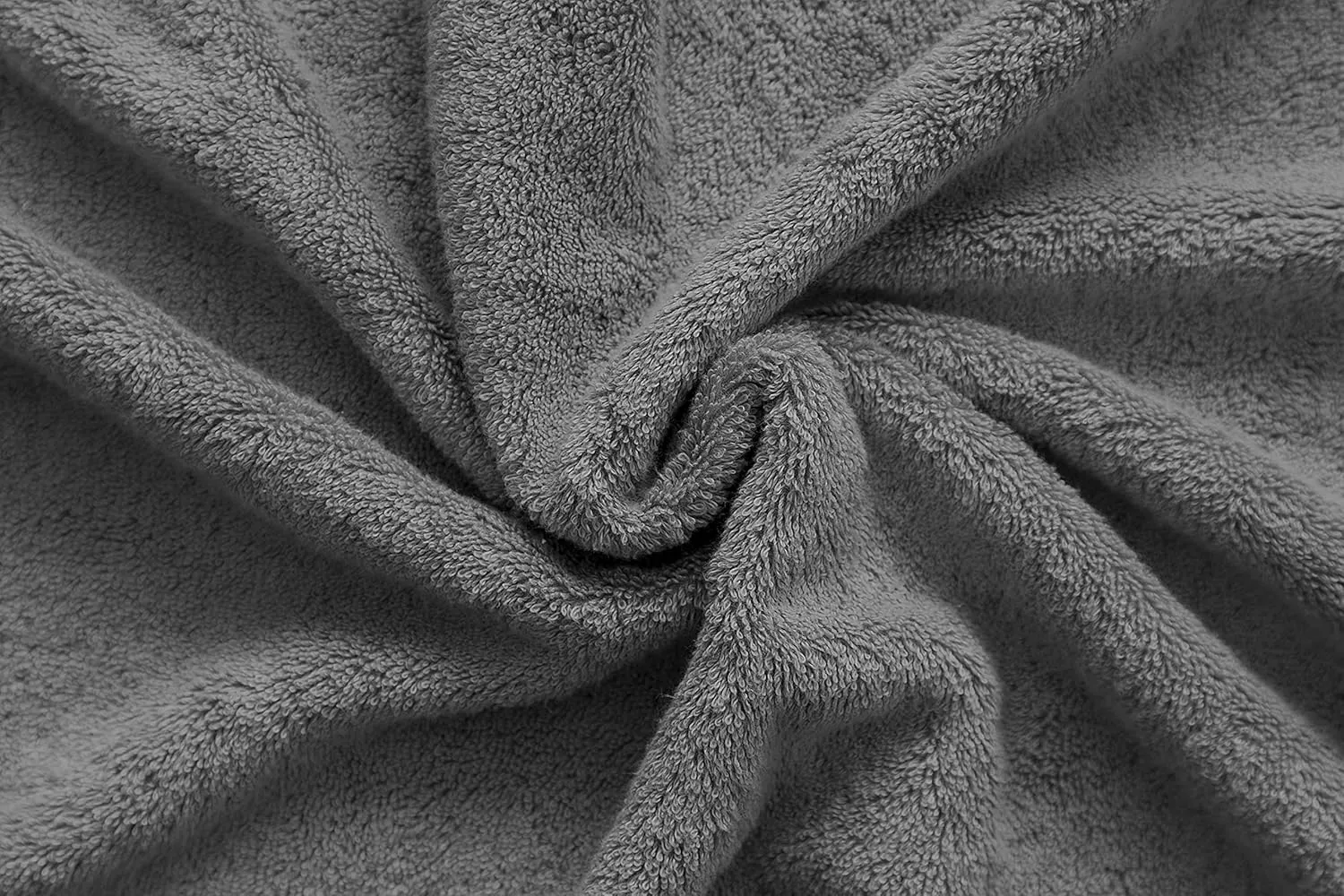 Hand Towels for Bathroom Set of 4, 100% Cotton Turkish Hand Towel Sets Clearance Prime, Soft Hand Face Towels, Dark Gray Hand Towels