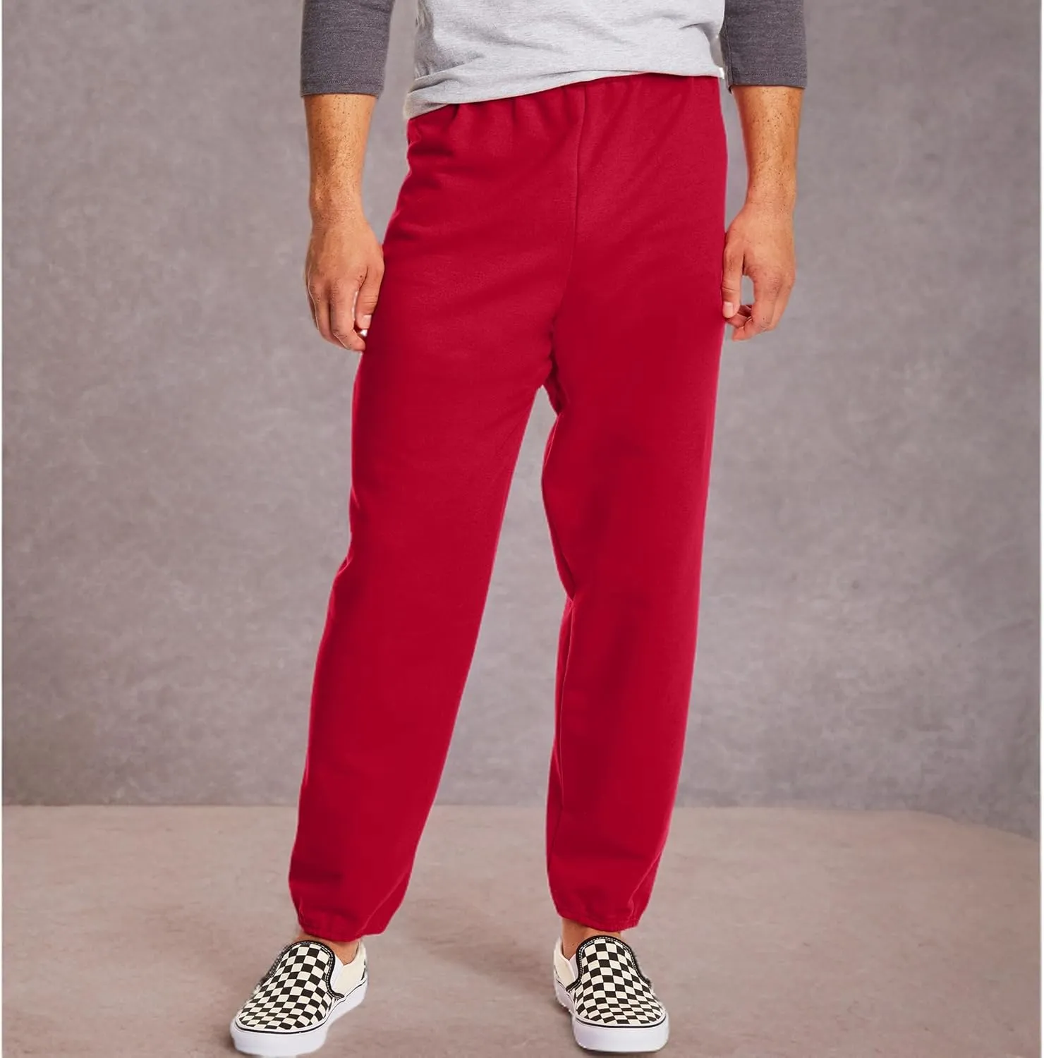 Hanes Men's Ecosmart Best Sweatpants, Athletic Lounge Pants with C"ed Cuffs