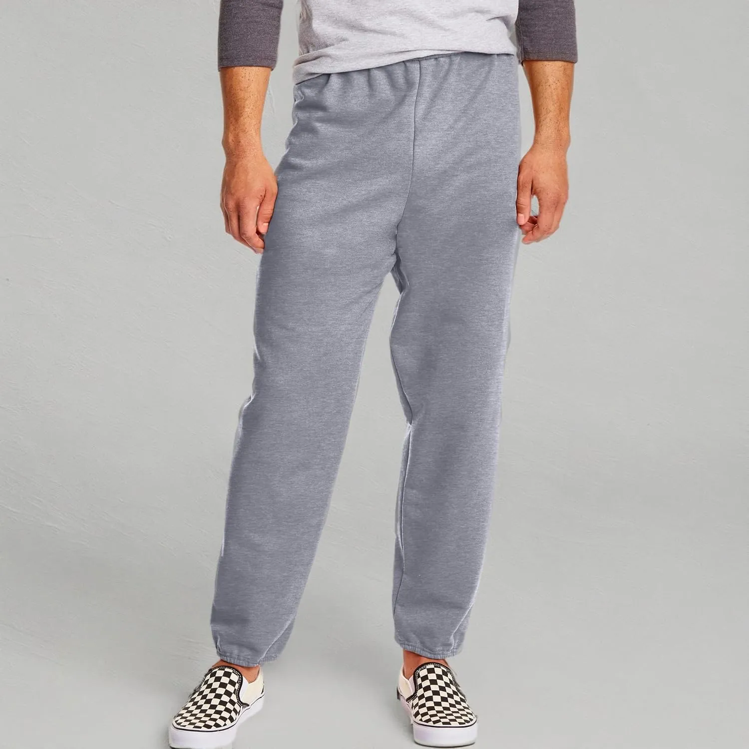 Hanes Men's Ecosmart Best Sweatpants, Athletic Lounge Pants with C"ed Cuffs