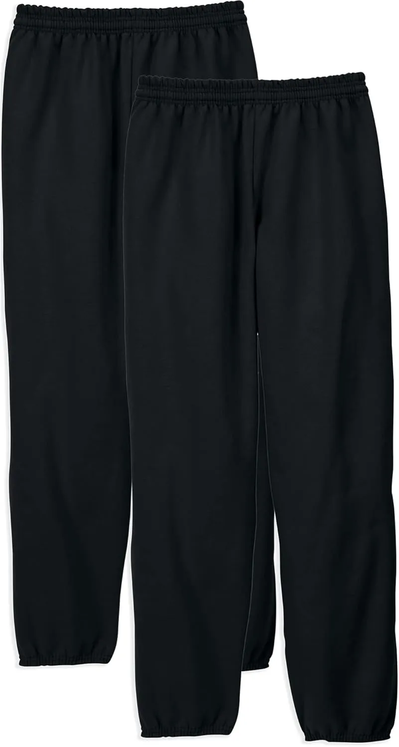 Hanes Men's Ecosmart Best Sweatpants, Athletic Lounge Pants with C"ed Cuffs