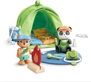 Hape Eco-Camping Playset, Green Planet Explorers | Pretend Outdoor Toys for Kids, for Children Ages 3  Years