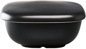 HARIO GO-2-B-W Rice Pottery, Microwave Safe, 2 Pieces, Made in Japan