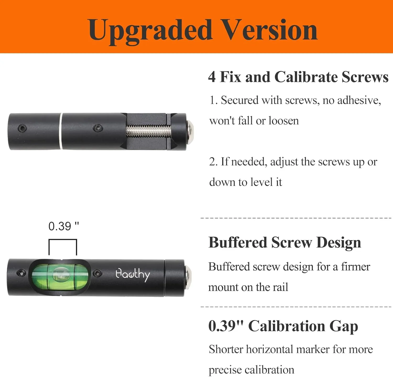 Hawthy Scope Leveling Kit Scope Bubble Level Picatinny Scope Level Magnetic Level Tool Bubble Leveling System