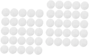 Hemoton 2sets Reusable Makeup Towels Soft Cotton Rounds for Face Powder Gentle Facial Cleaning Tool 200pcs*2