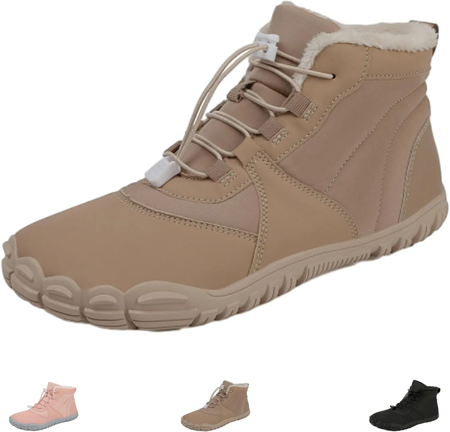 Hike Winter Footwear Barefoot Shoes Womens, Waterproof Hiking Boots, Wide Wide Toe Box Walking Shoes Men