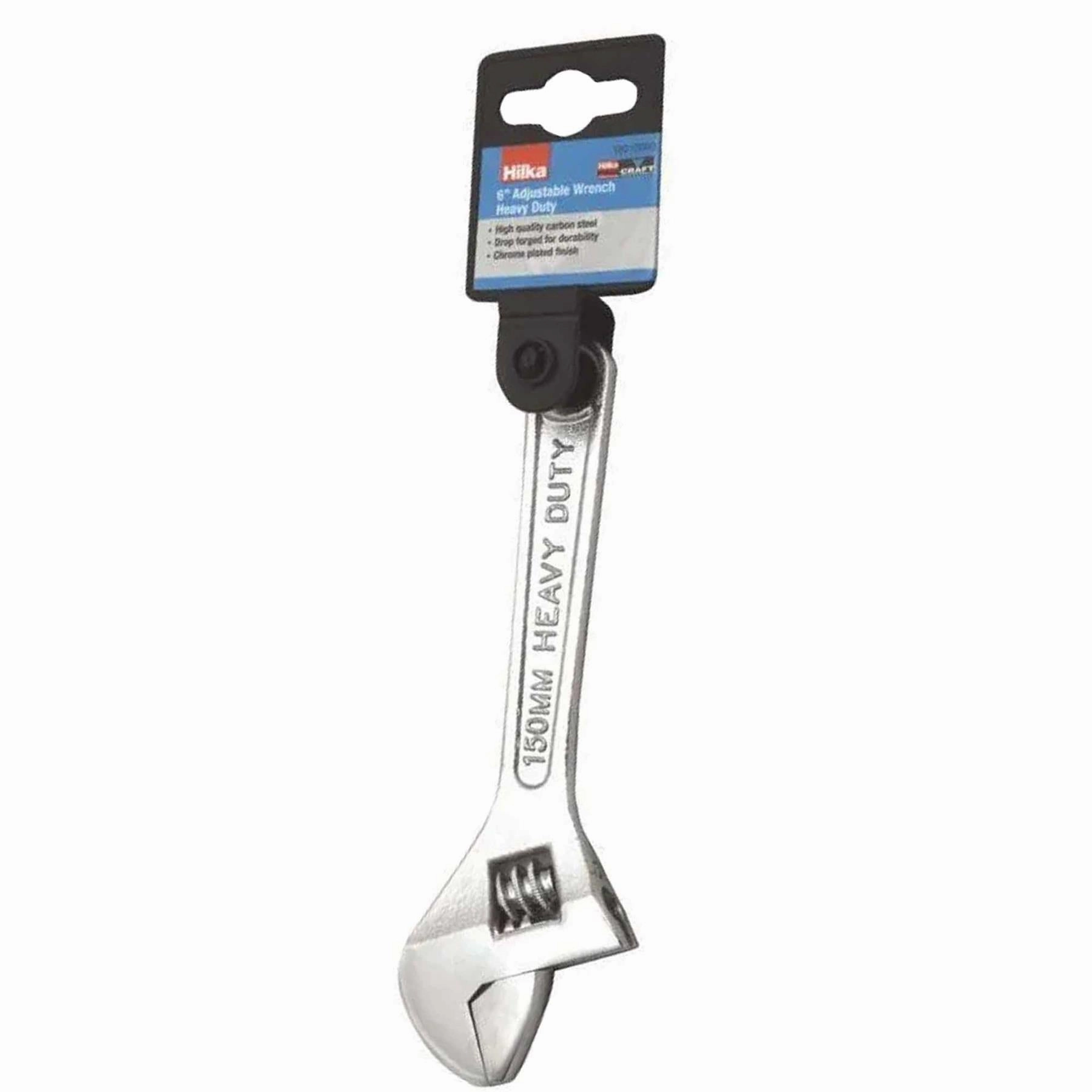 Hilka 6" (150mm) Adjustable Wrench - High-Quality Carbon Steel