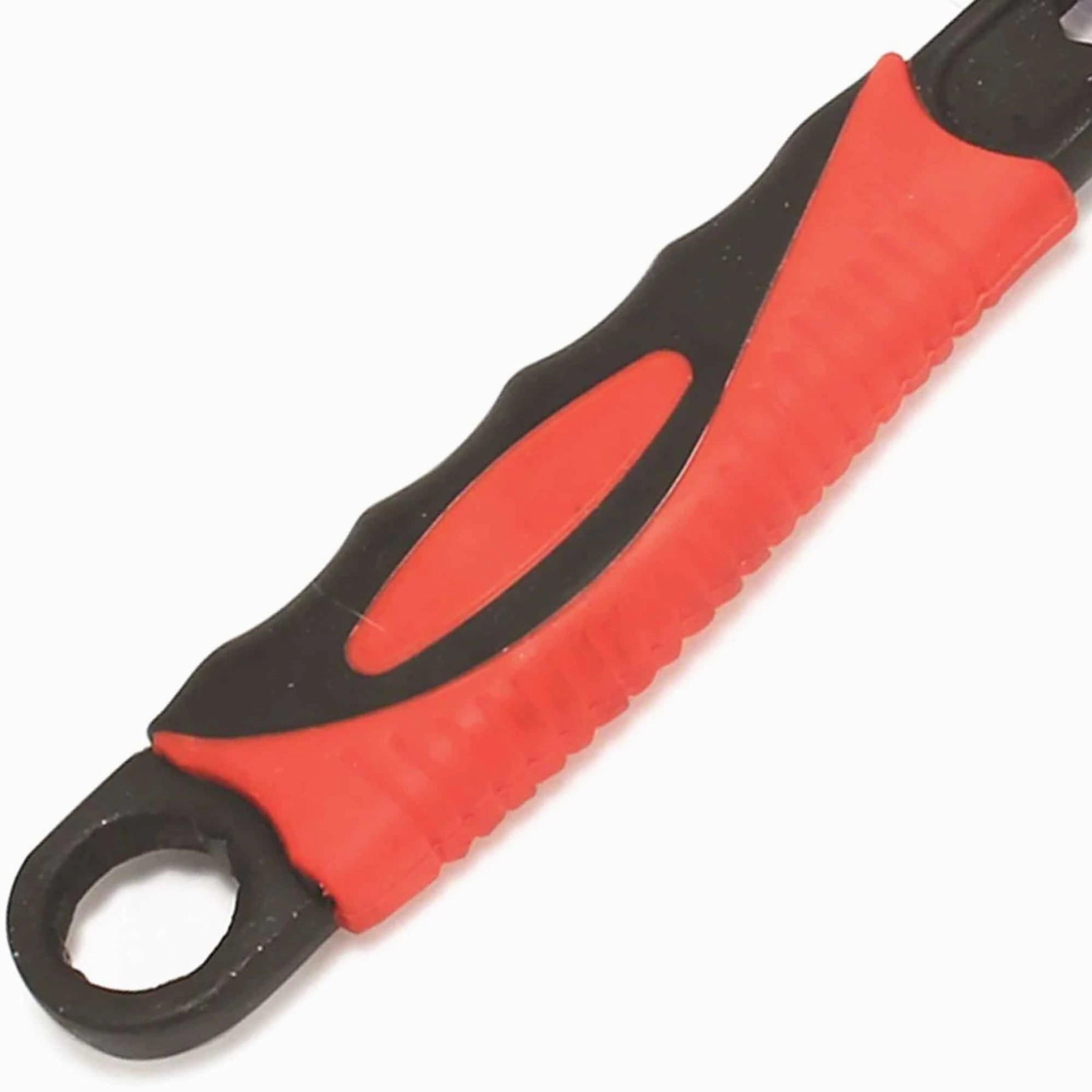Hilka Adjustable Wrench Soft Grip 10" (250mm) Wide Jaw (35mm) - Professional Quality