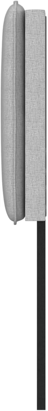 Hillsdale, Emslie King Upholstered Adjustable Headboard, Light Gray