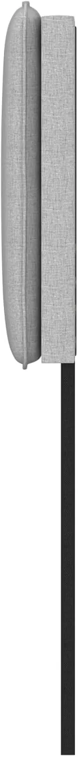 Hillsdale, Emslie King Upholstered Adjustable Headboard, Light Gray
