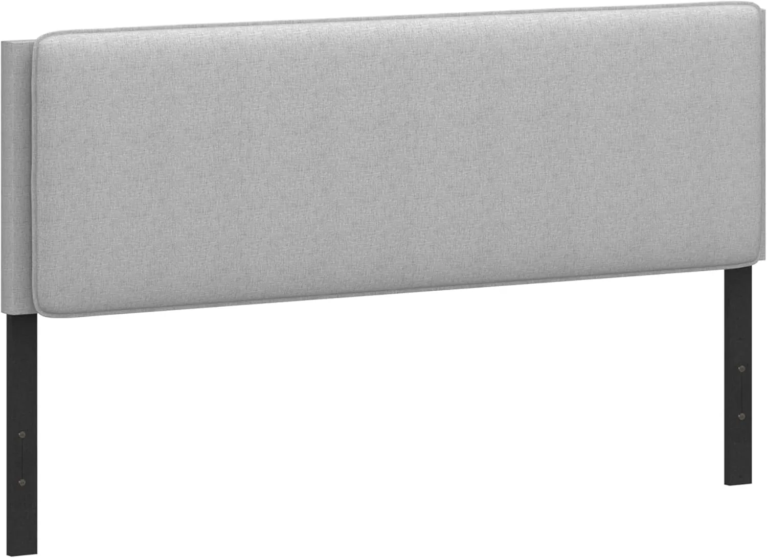 Hillsdale, Emslie King Upholstered Adjustable Headboard, Light Gray