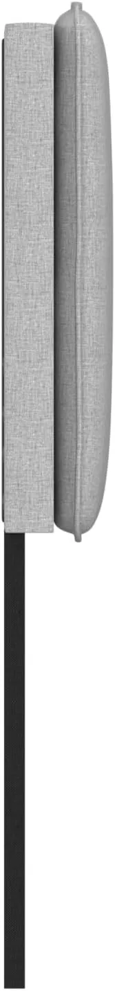 Hillsdale, Emslie King Upholstered Adjustable Headboard, Light Gray