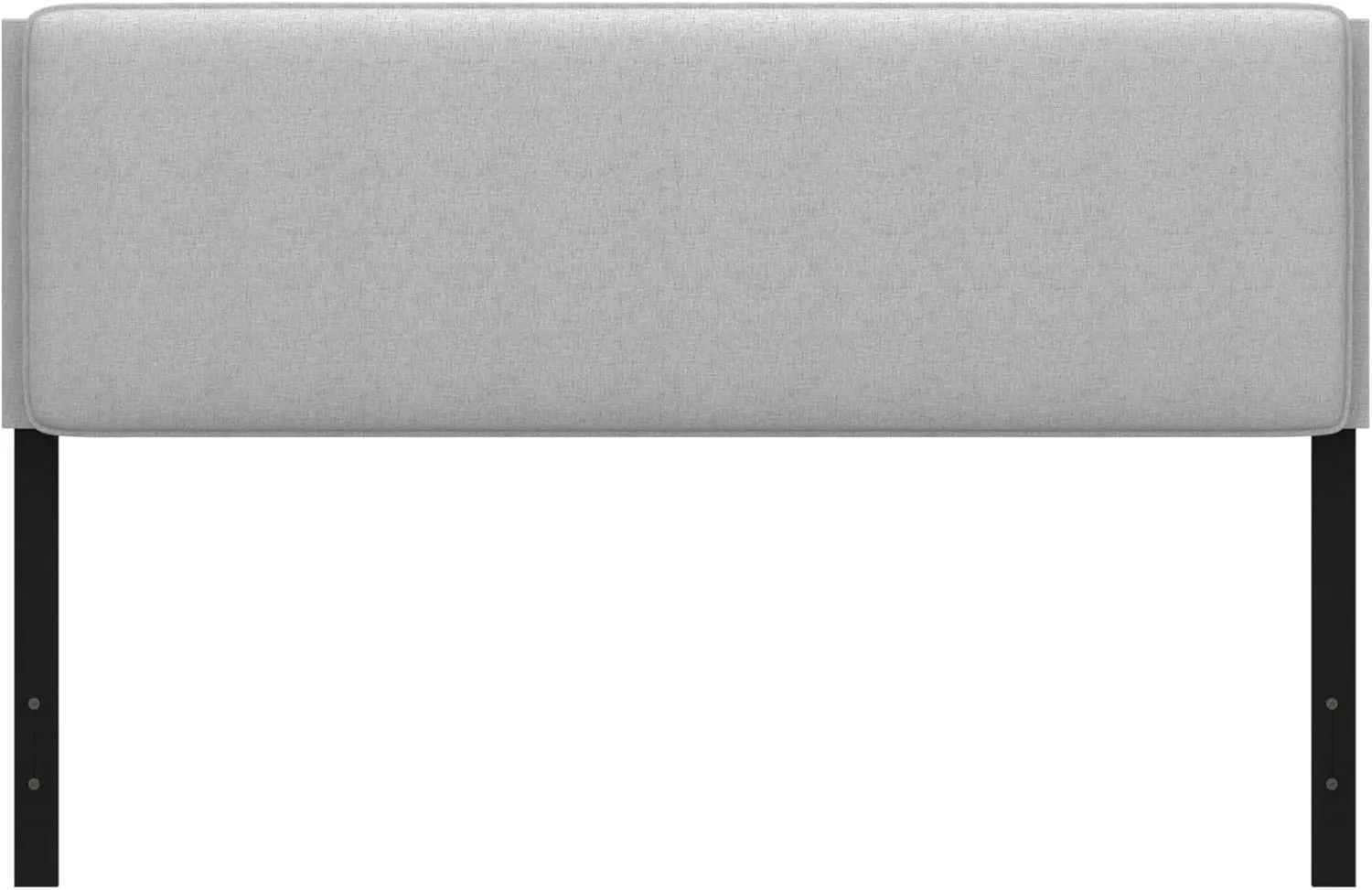 Hillsdale, Emslie King Upholstered Adjustable Headboard, Light Gray