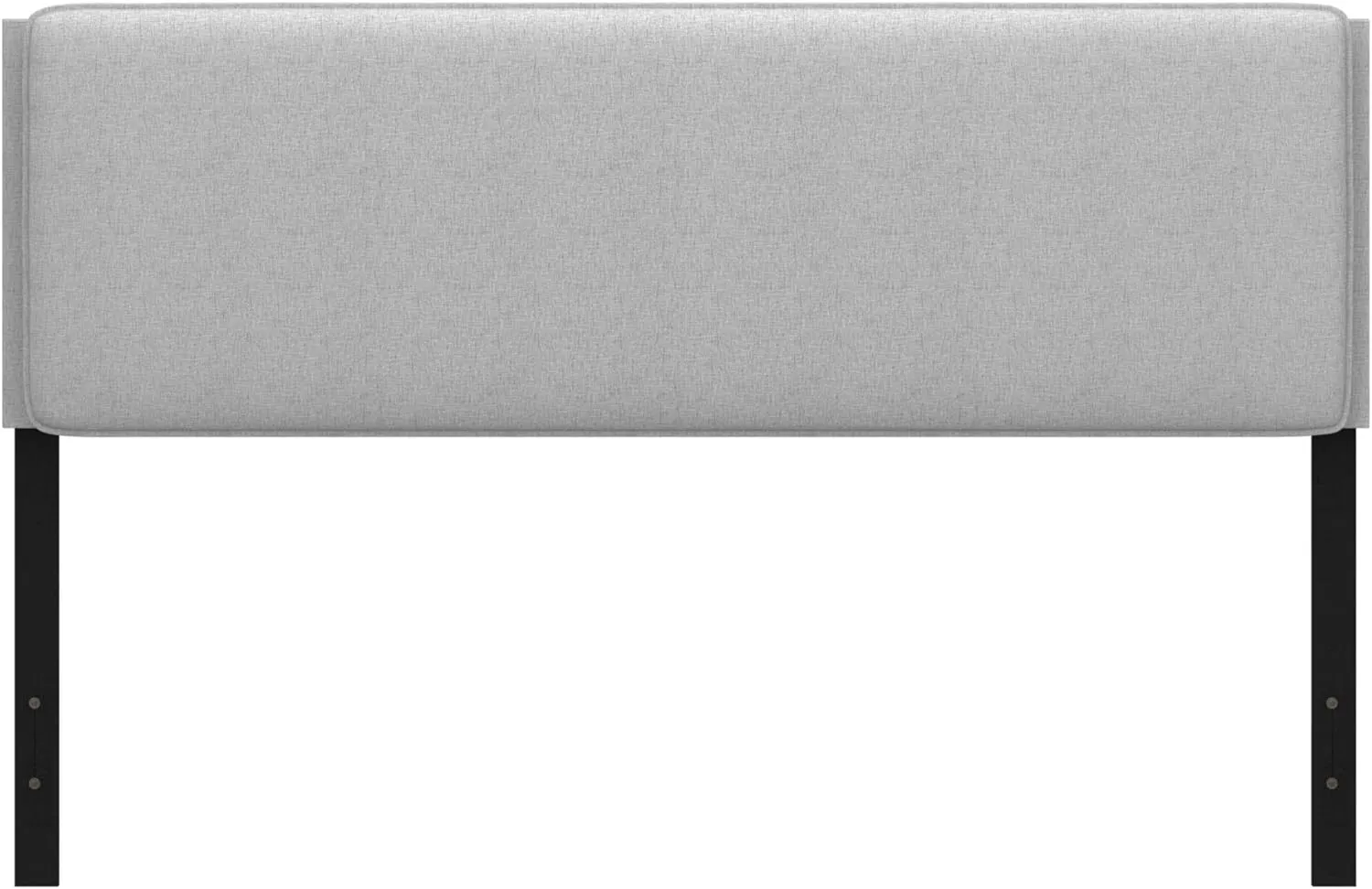 Hillsdale, Emslie King Upholstered Adjustable Headboard, Light Gray
