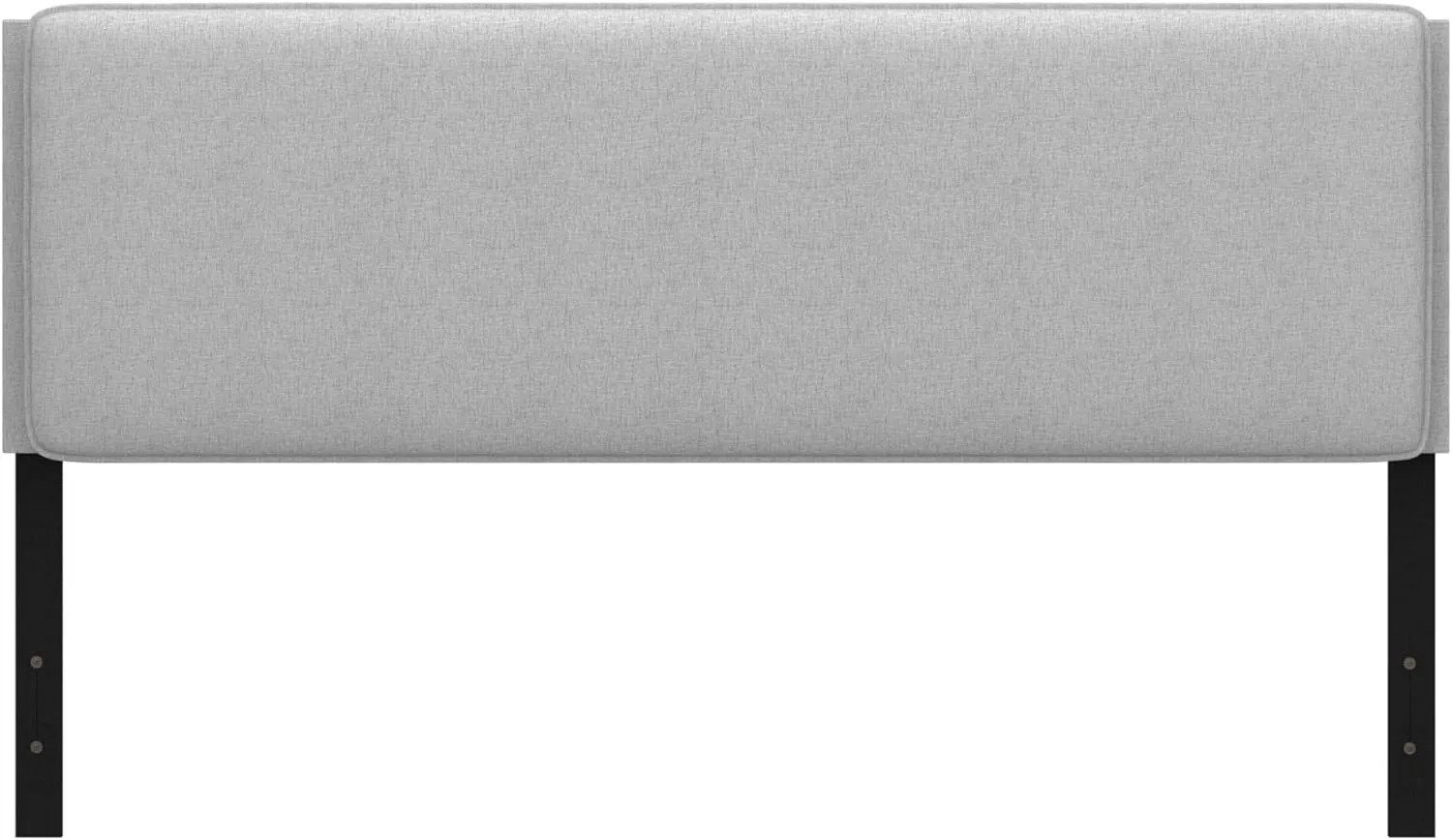 Hillsdale, Emslie King Upholstered Adjustable Headboard, Light Gray