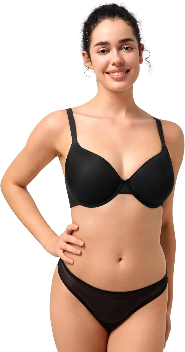 HSIA Wireless Tshirt Bras for Women Push Up Seamless Full Coverage Bralette No Wire Everyday Comfort Bra