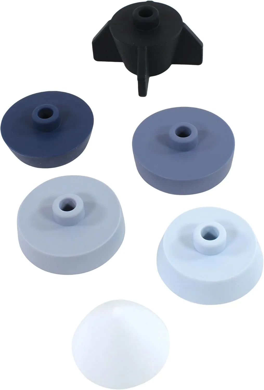 Hudson Baby Silicone Stacking Toy, Rocket, One Size