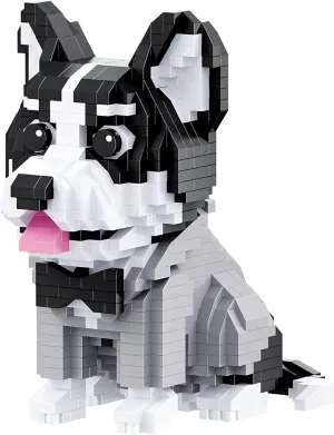 Husky Dog Building Set Toys, 973 Pcs, with Original Scene Music, Gifts for Adults and Children.