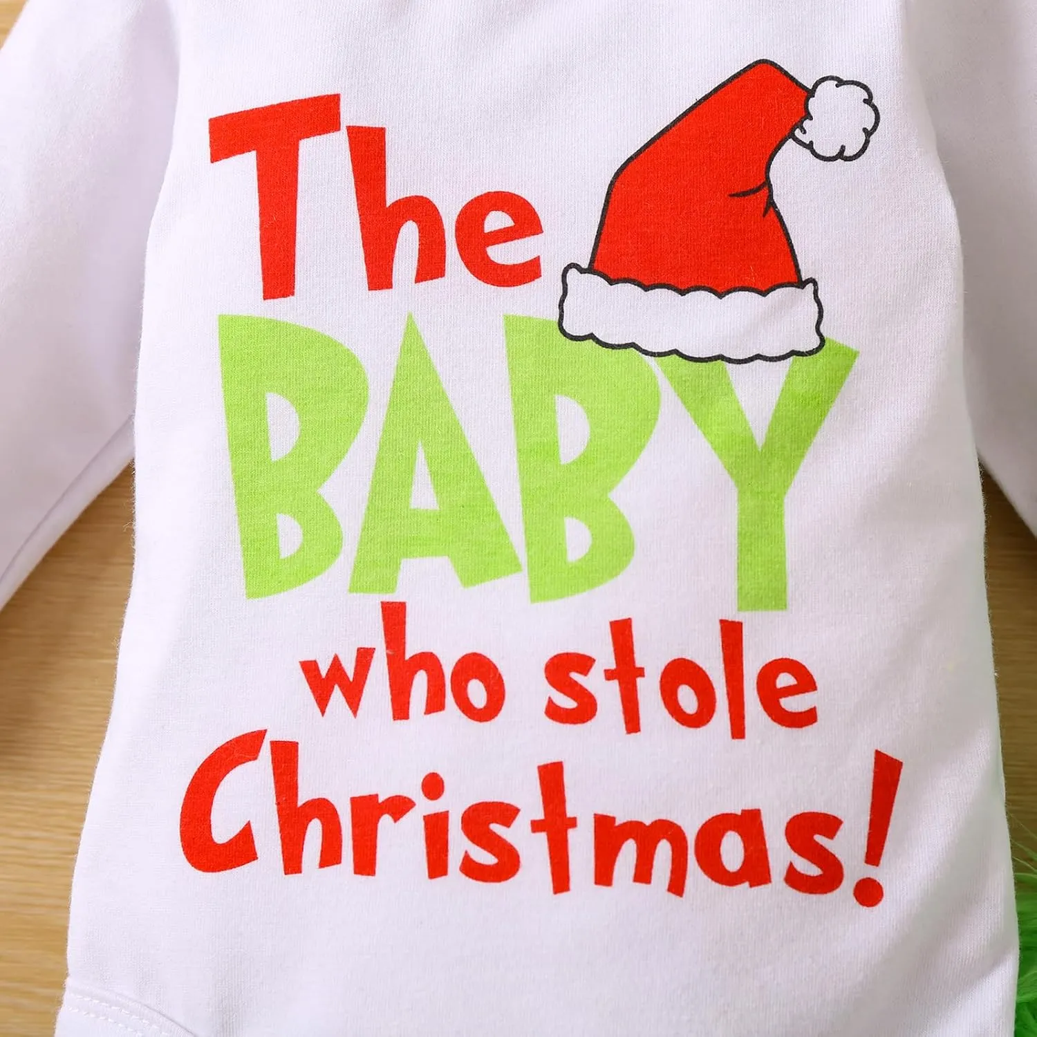 IBTOM CASTLE Newborn Baby Girls Boys Christmas Long Sleeve Romper Suspenders Fluffy Outfits Fancy Dress Up Party Clothes Set