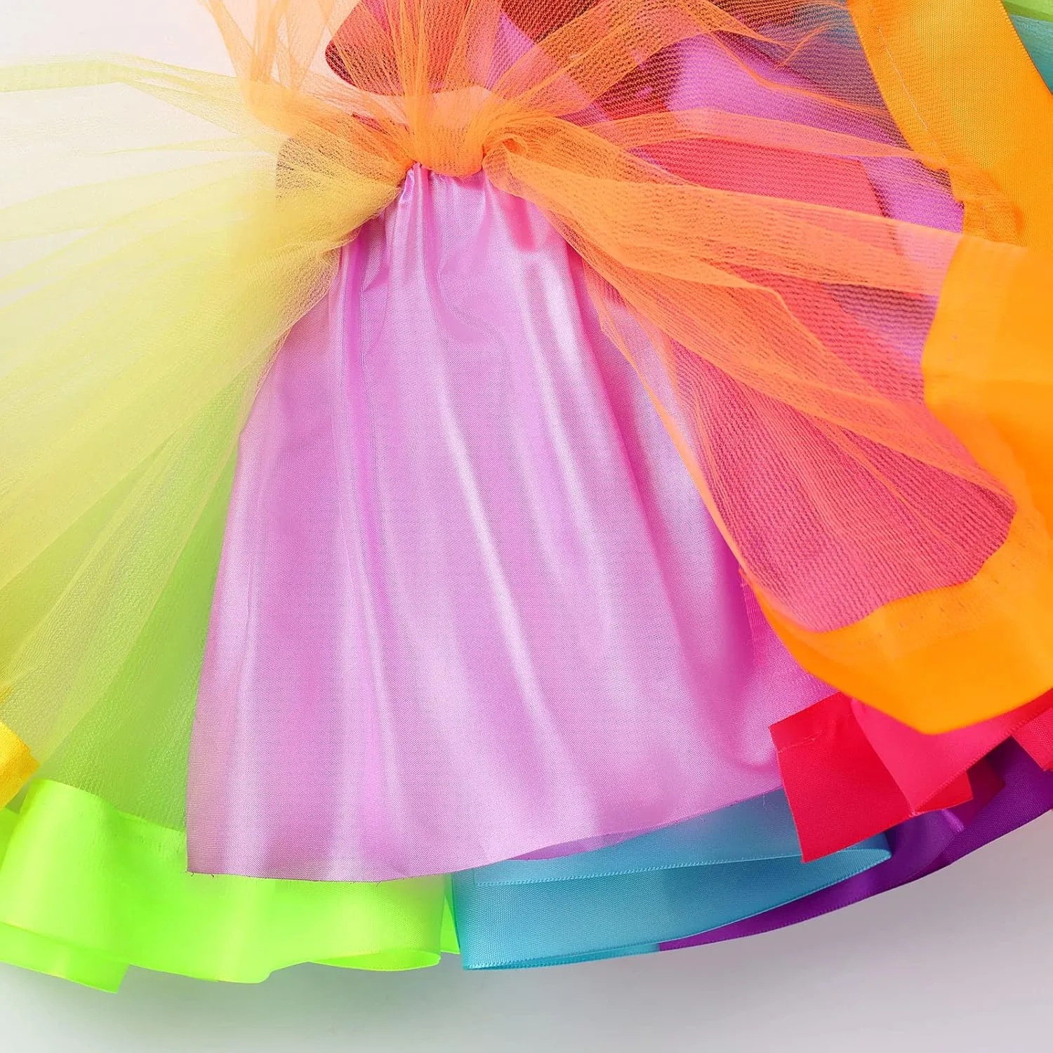 IBTOM CASTLE Watermelon 1st Birthday Rainbow Cake Smash Skirt Set with Princess Romper/Headband for Baby Girls Photo Shoot