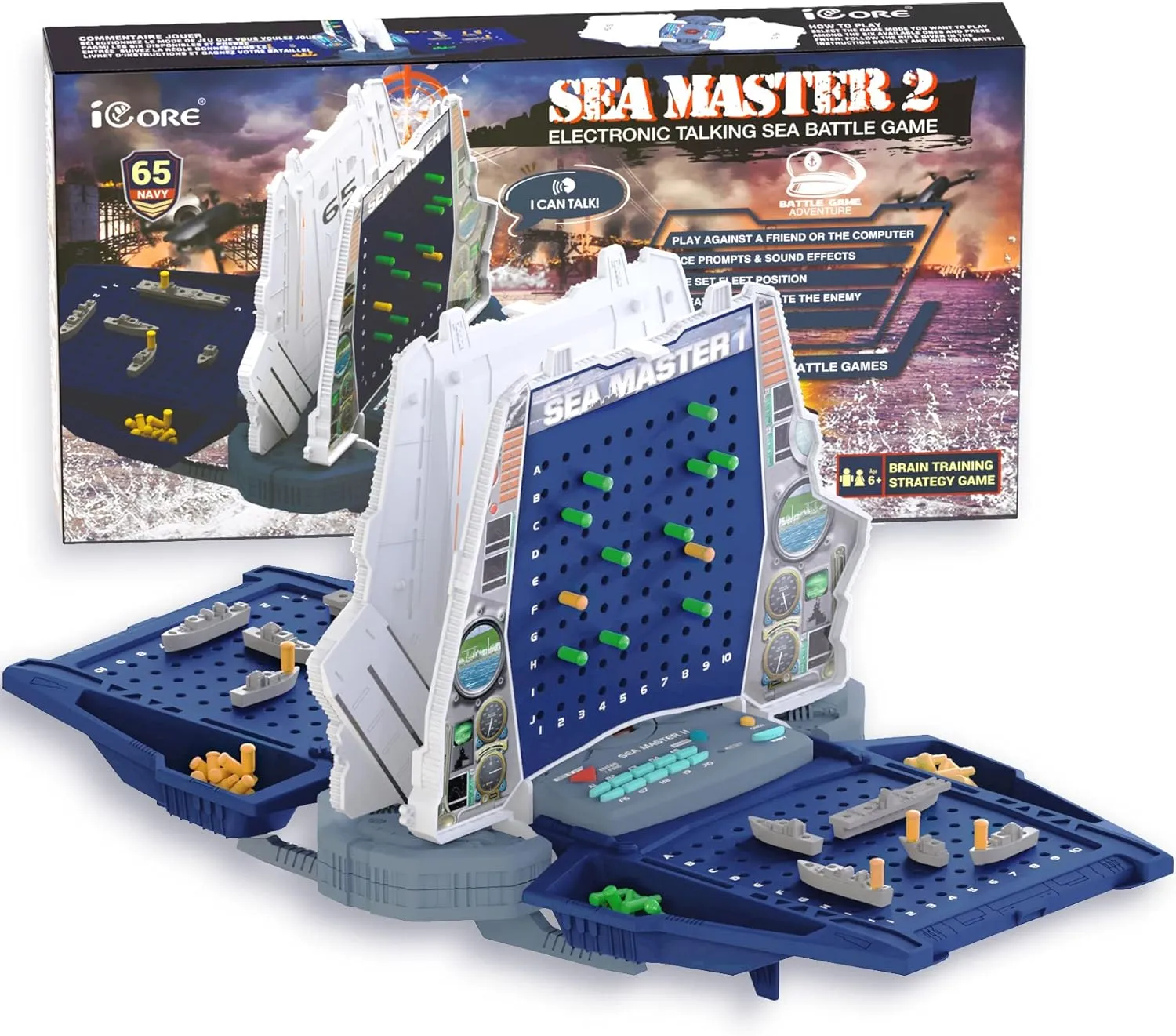 iCore Electronic Battle Game Ship, Interactive Toy for Kids and Adults
