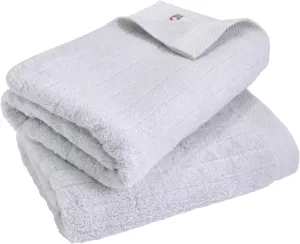 Imabari Towel, 2-Piece Bath Towel Set, Japanese Towels, Soft and Fluffy Towel, Luxury Cotton, Mist Grey