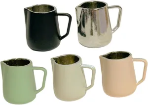 IMIKEYA 2sets 5pcs Mini Coffee Cup Espresso Pitchers Adorable Dollhouse Frothing Mugs Bright Colors for Miniature Displays and Creative Play 5pcs*2