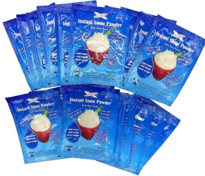 Instant Snow Powder Material to Use for Exploring Absorption, Evaporation and Polymers in Science Activity for Kids - 20 Packs