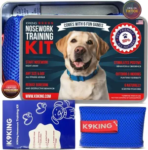 Interactive Dog Scent Training Kit Fun - Nose Work for Dogs, Hide and Seek Dog Toys, Enhance Dog Brain Games, Nose Scent Work Games for All Ages Dog, Dog Scent Training Box, Scent Work Kit for Dogs