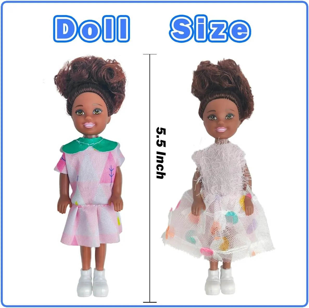 Interactive Family Toy Fun Action Figures Set, Imaginative Educational Family Doll Play, for Kids 3 (Editions E)