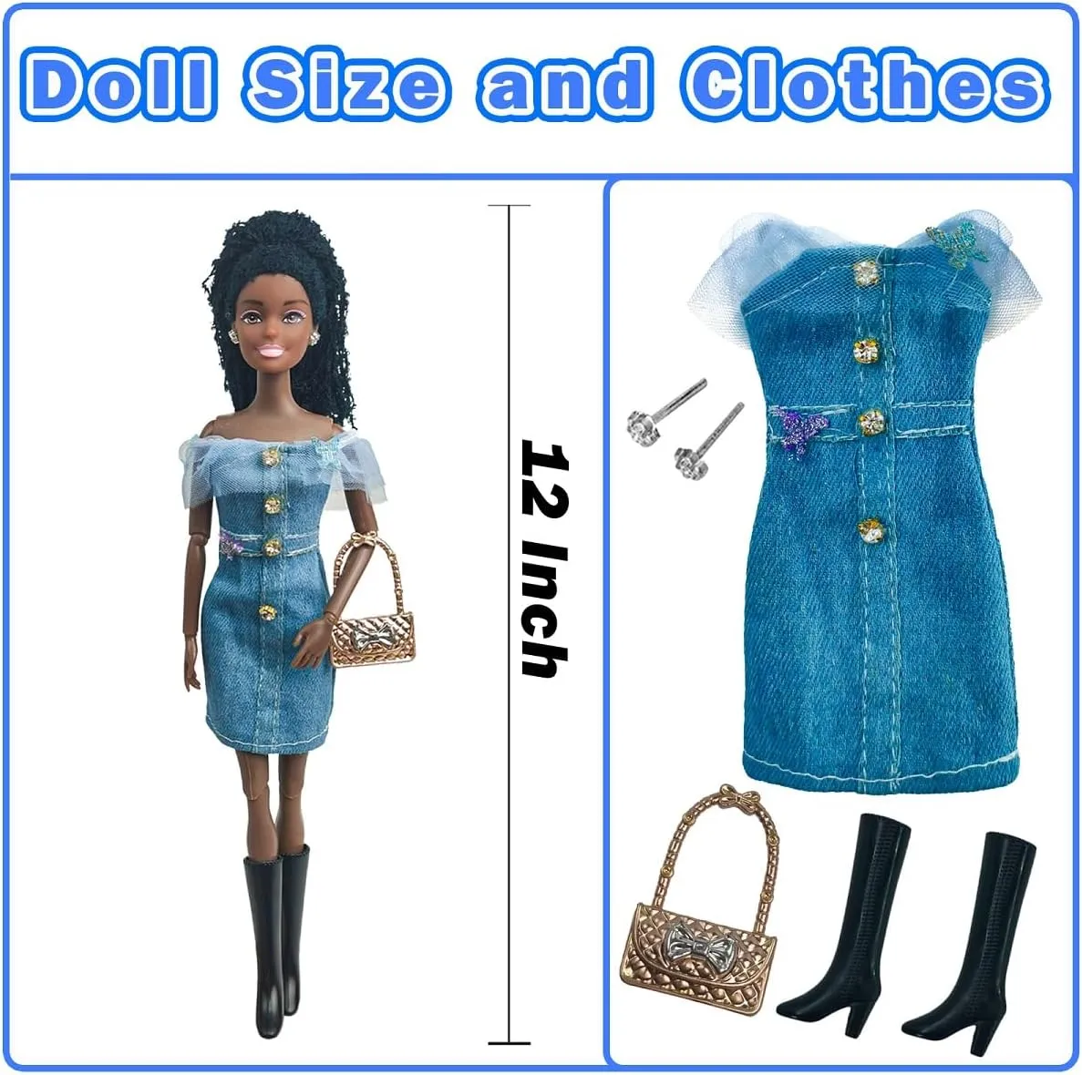 Interactive Family Toy Fun Action Figures Set, Imaginative Educational Family Doll Play, for Kids 3 (Editions E)