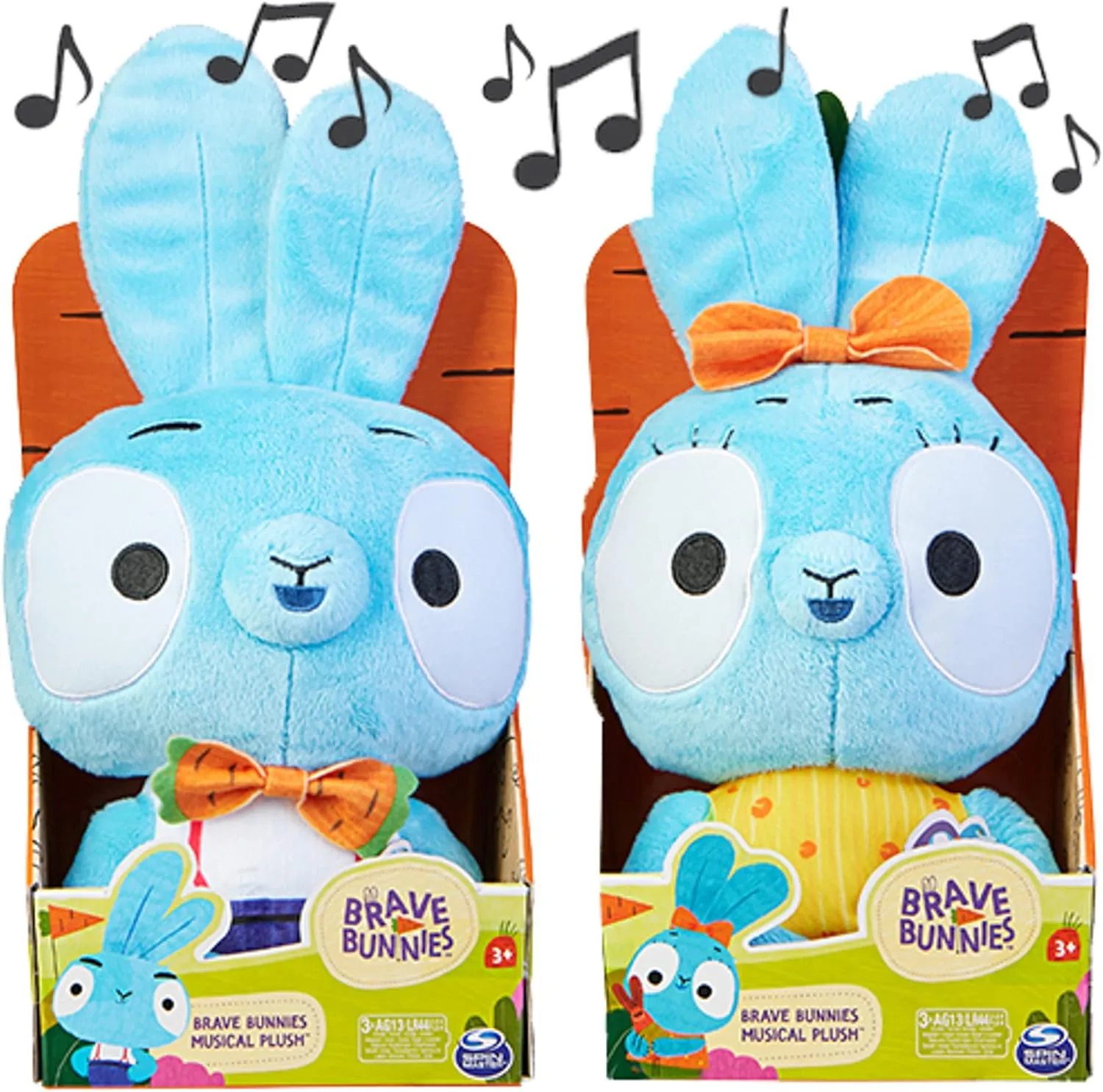 Interactive Feature Plush, with Music and Sound Effects, Approx. 35-38 cm Large Stuffed Toy Figures, Toy for Children from 3 Years, Random Selection, Sold Individually (Not in Set)