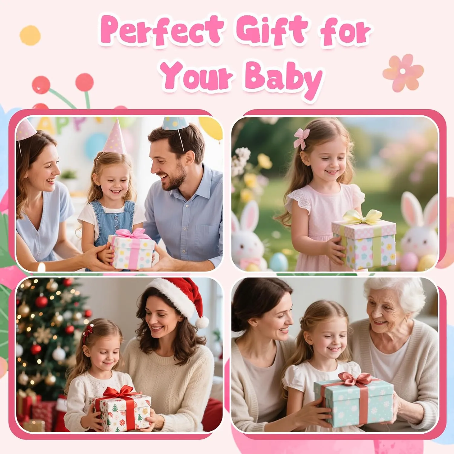 Interactive Plush Bunny Toy Set - Talking & Walking Electric Rabbit Duo with Carrot Surprise - Soft Safe Easter & Birthday Gift for Toddlers & Babies, White
