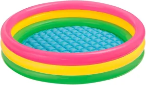 Intex Kiddie Pool - Kid's Summer Sunset Glow Design - 58" x 13"