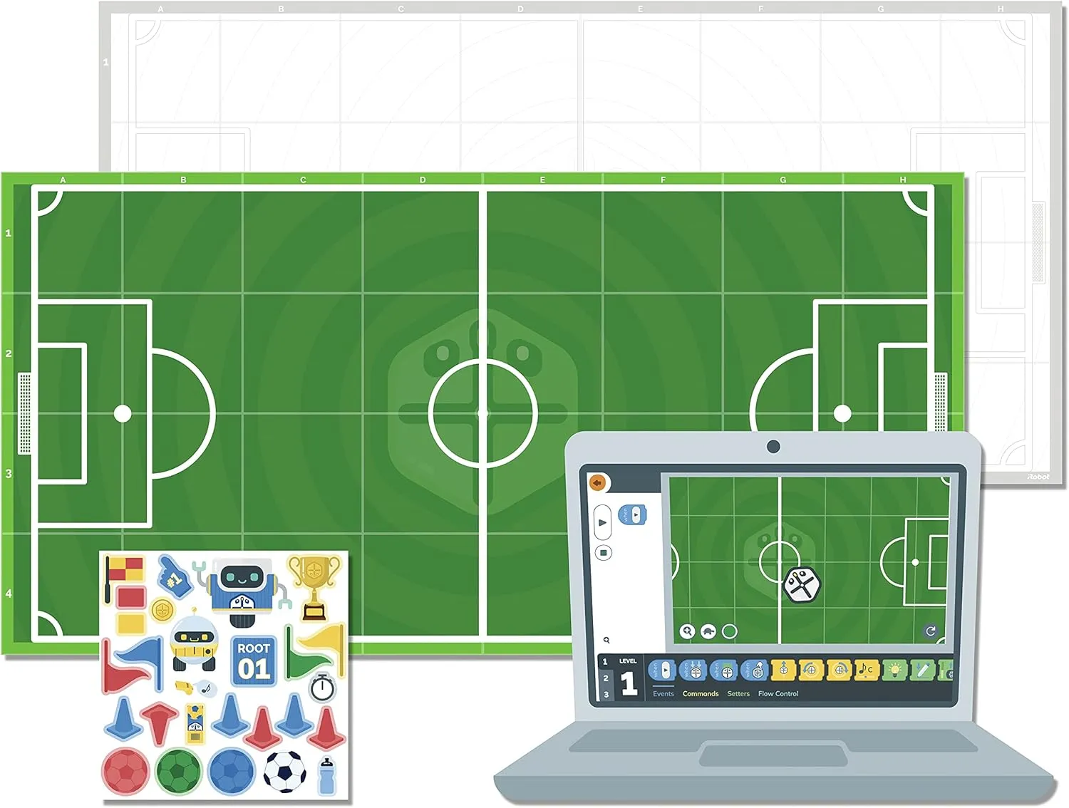 iRobot® Root™ Adventure Pack: Coding with Sports - Soccer (RA106) - Accessory Compatible with Root® rt0 and rt1