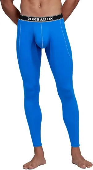 JINSHI Long Johns Thermal Underwear for Men Soft Bamboo Viscose Base Layer for Cold Weather Bottom