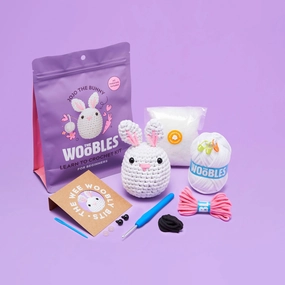 Jojo the Bunny Beginner Crochet Kit - The Woobles