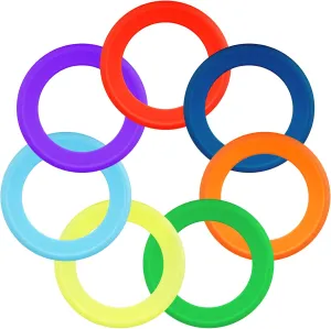 Juexica 14 Pack Flying Rings Bulk for Adult Light Colorful Flying Discs Outdoor Games Beach Toys for Pool Beach Backyard Camping Activities