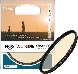 Kenko Soft Effect Filter NOSTALTONE Orange φ58mm, with Color Effect, for Contrast Adjustment, Made in Japan 005965
