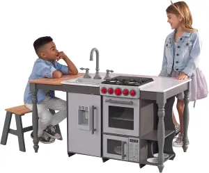 KidKraft Chef’s Cook N Create Island Play Kitchen with EZ Kraft Assembly