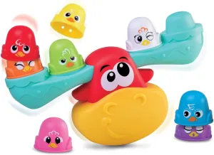 Kidoozie Wobbly Stacking Moose - Fun & Skillfull Stacking Toy for Ages 12 Months  Build High, Giggle More! Helps to Develop Hand-Eye Coordination and Spatial Awareness Skills