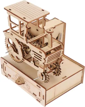 Kisangel 1set Model Puzzle Kit Assemble Your Own Clockwork Reaper Music Box Engaging Educational Toy for for Model Builders and Puzzle Enthusiasts