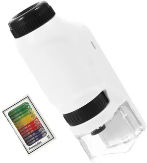 Kisangel 1set Portable Science Microscope Magnification Lightweight Handheld Educational Tool for Boys and Girls for School Experiments and Science Exploration