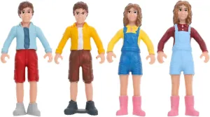 Kisangel Train 1 Set People Scale Models Imitated People Figurines Character Adornments Model Trains
