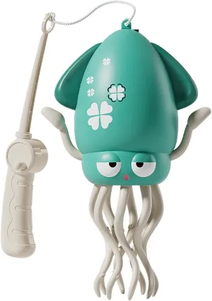 LACHTER Electric Crawling Octopus Toy with LED Lights & Music, Smart Obstacle Avoidance, Dancing Octopus Toy，Interactive Auto-Dance Octopus for Gifts, Toddlers, Indoor Fun（Green）