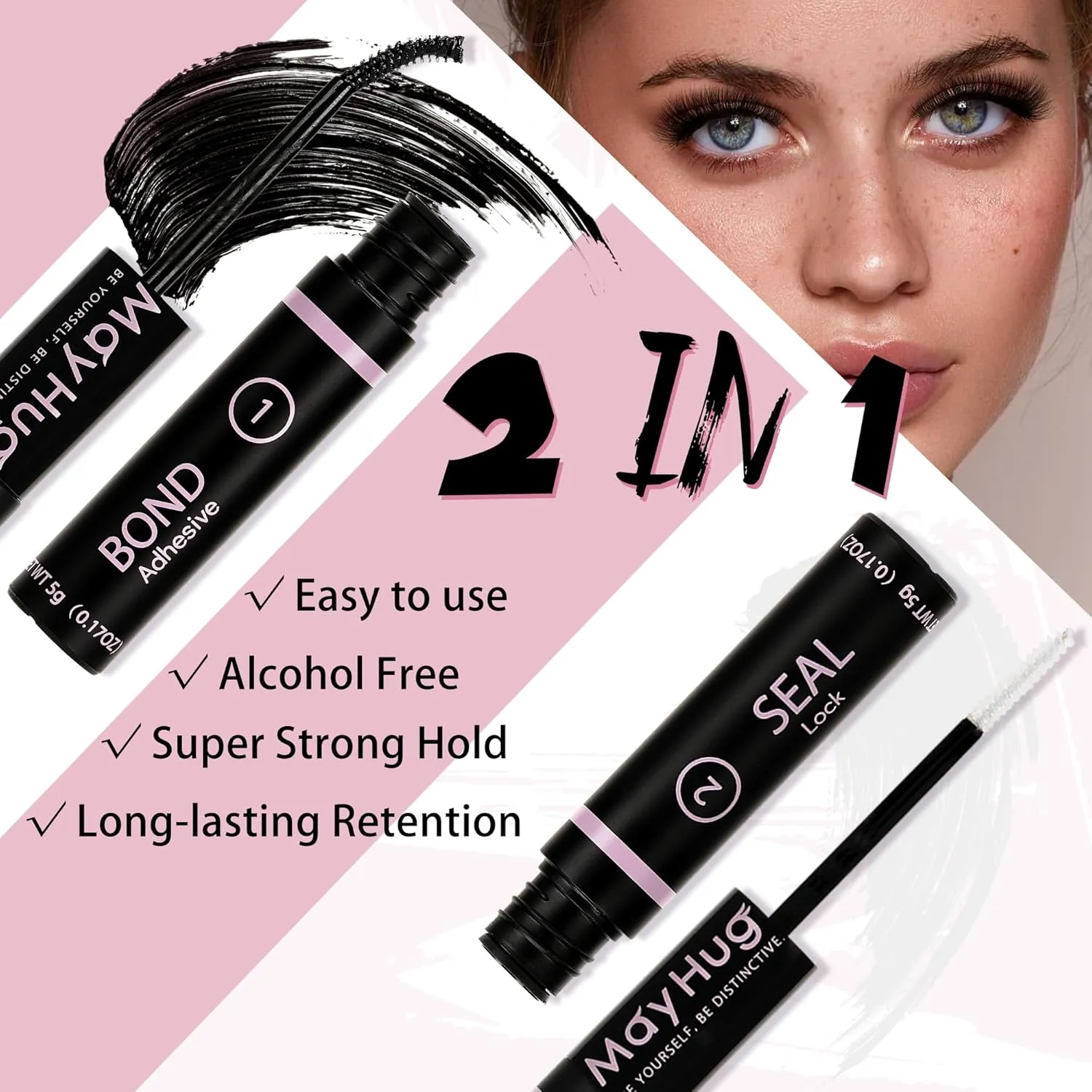 Lash Clusters Kit, 144PCS 3D Fluffy Lash Clusters 10-18mm Eyelash Clusters with 10ml Bond and Seal, 5ml Lash Remover, Lash Tweezers, Soft & Lightweight & Easy to apply (Dramatic Kit)