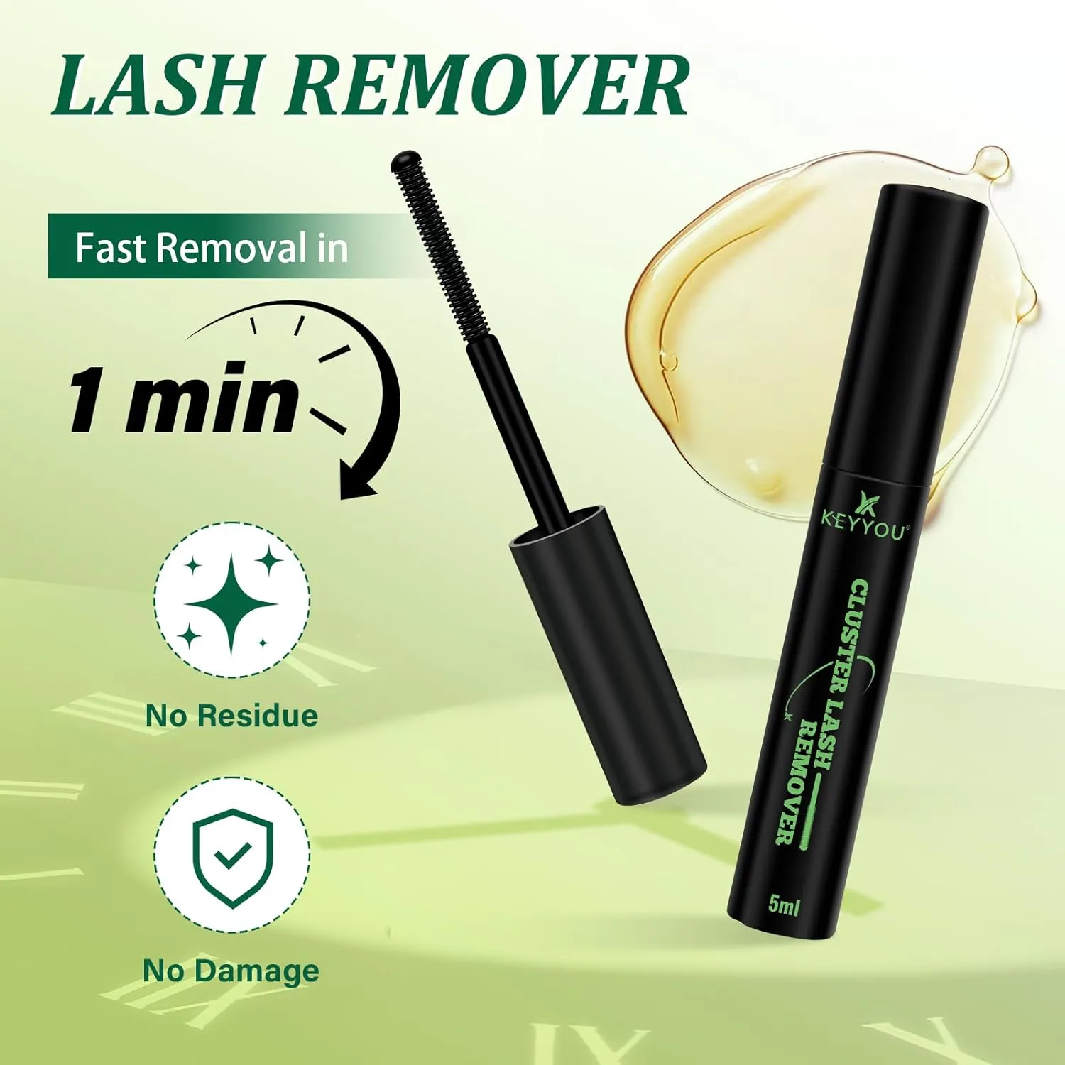 Lash Extension Kit 3D Effect Fluffy Lash Clusters Kit KEYYOU 120pcs D Curl 8-18MIX Complete High Definition Waterproof Kit DIY Lash Extension Kit (Aura-8-18MIX)