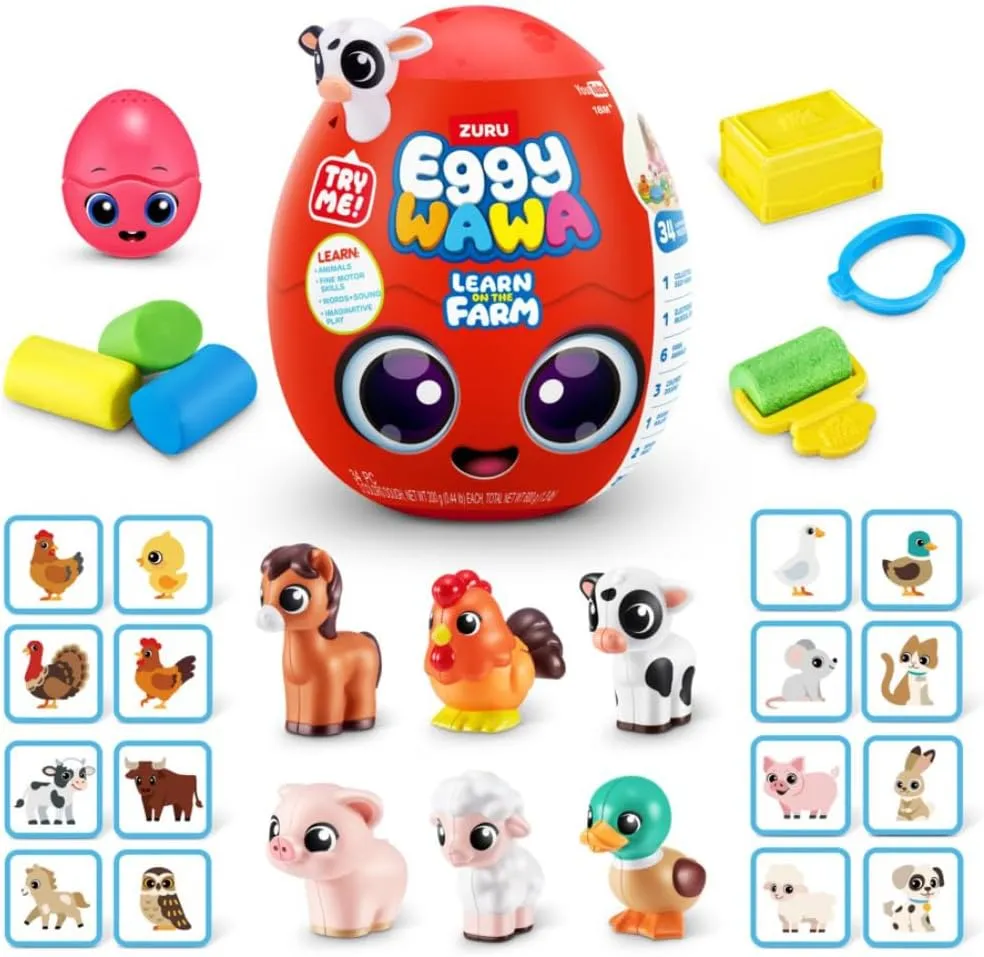 Learn on The Farm by ZURU, Pre-K Interactive Baby and Toddler Learning Toy with Music, Education, Motor Function
