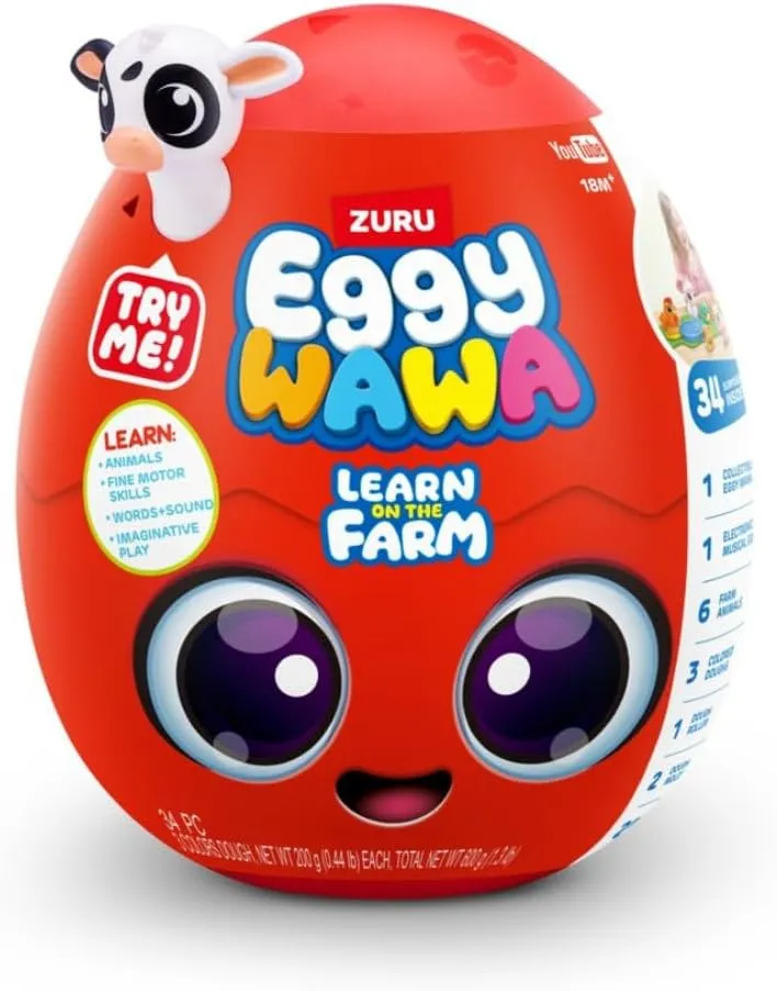 Learn on The Farm by ZURU, Pre-K Interactive Baby and Toddler Learning Toy with Music, Education, Motor Function