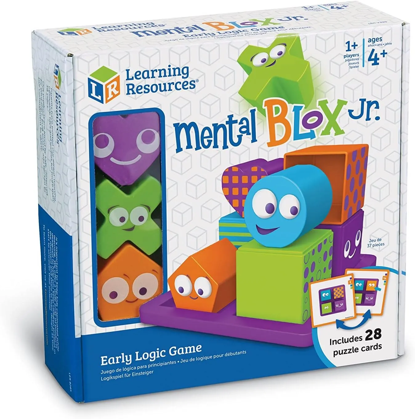 Learning Resources Mental Blox Jr. Early Logic Game - 8 Pieces, Ages 4  Educational Games for Kids, Brain Teaser Games and Puzzles, STEM Games, 3-D Puzzles, Critical Thinking for Kids